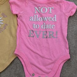 6 Piece 0-3 Month Girl Clothes
