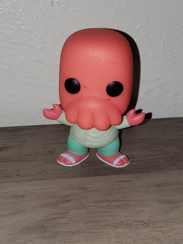 Futurama Dr Zoidberg Vinyl Figure By Funko Pop! #55. No Box! Excellent Condition