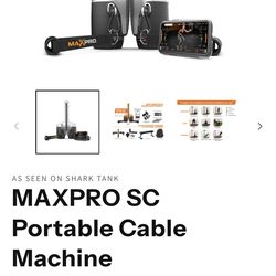 MAXPRO Portable Resistance Cable Workout Machine
