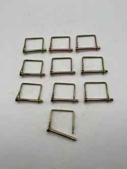 1/4" x 2-1/4" Square Coupler Safety Lock Pins (10 pieces)