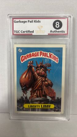 Garbage Pail Kids Liberty Libby 113b TGC Graded 8