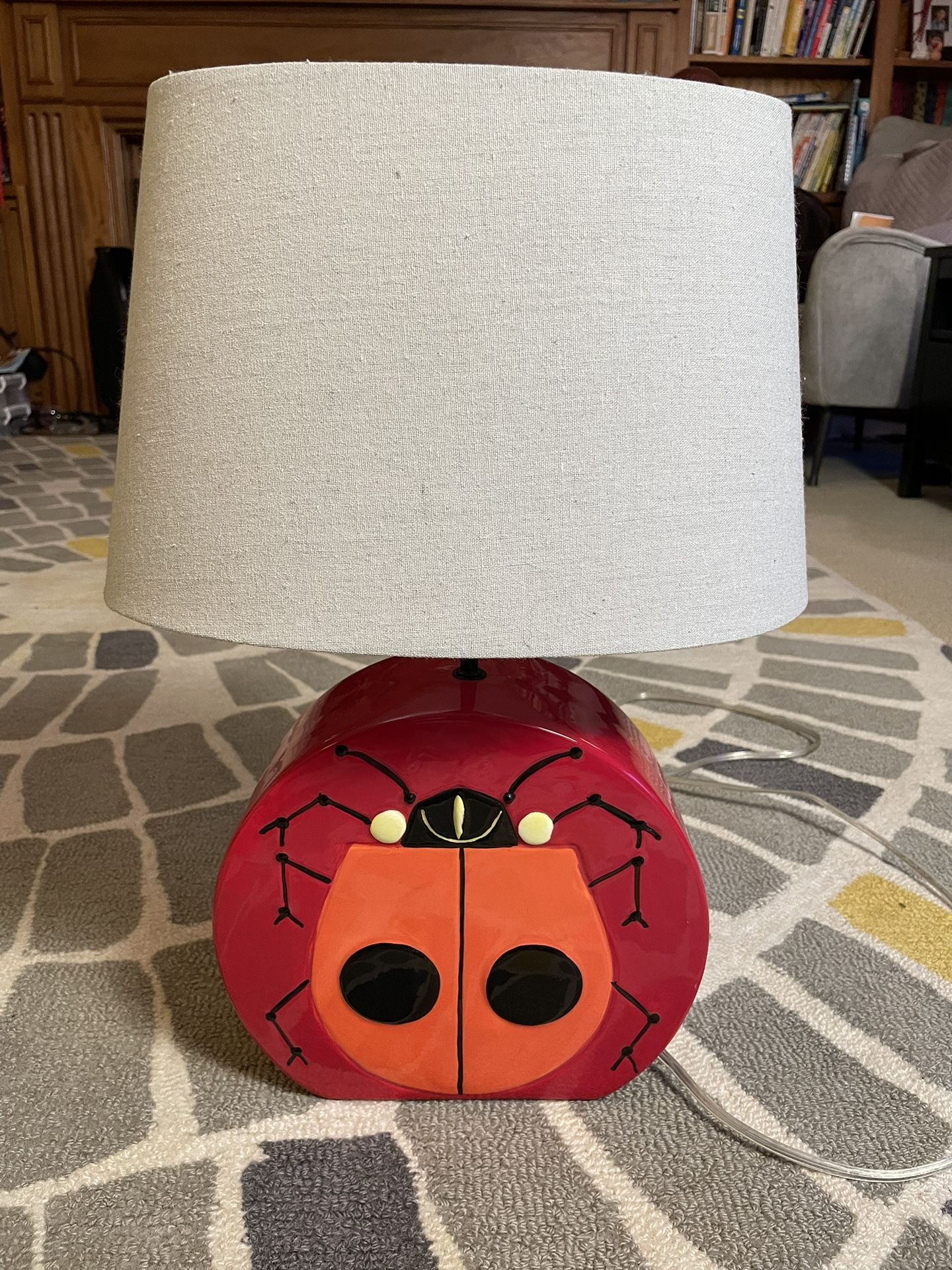 Charley Harper Ladybug Table Lamp