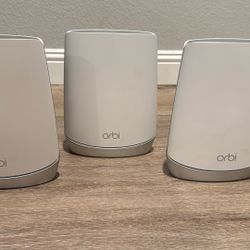 Netgear Orbi Wifi 6 AX4200 RBR750 with 2 Satellite Mesh Modules