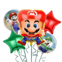 Super Mario Bros Balloons & Birthday Party Luigi And Mario