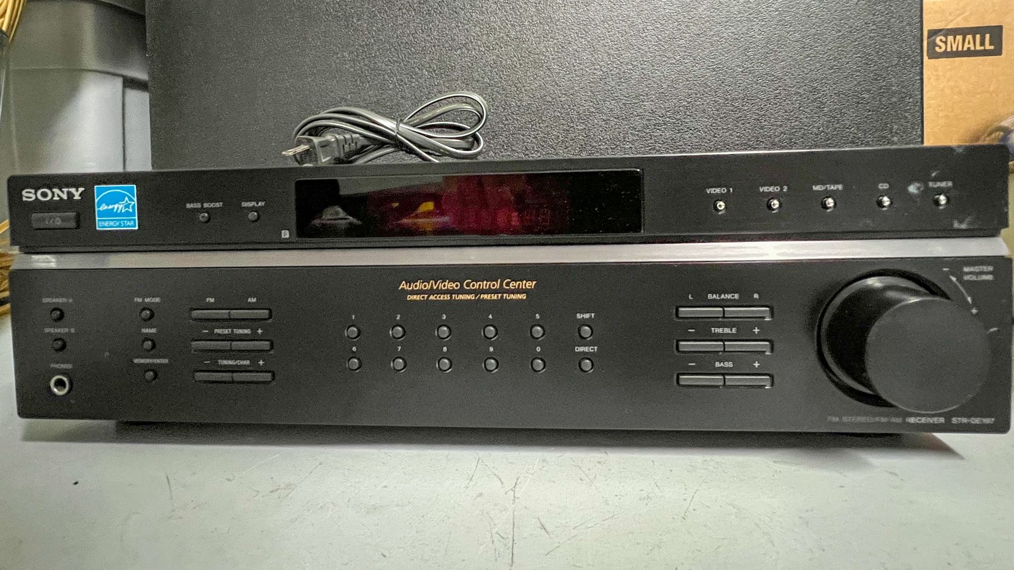 Sony STR DE197 2 Channel 100 Watt Stereo Receiver Amplifier