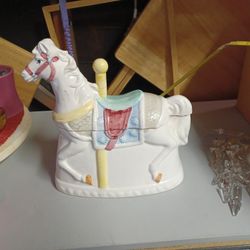 Carousel Horse Cookie Jar
