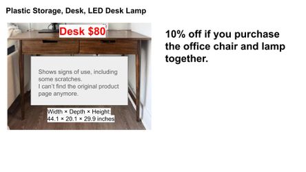 Office/writing desk
