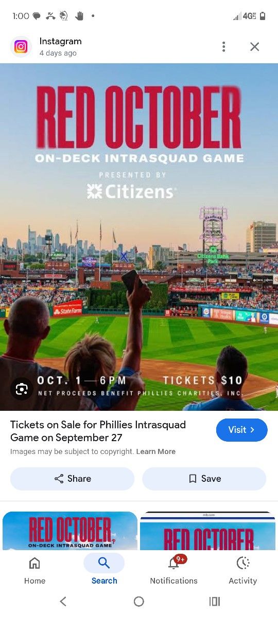 Phillies Intrasquad Game Tickets