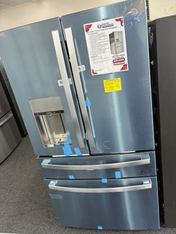 GE Profile 27.9 Cu. Ft. 4-Door French Door Refrigerator – Fingerprint Resistant Stainless