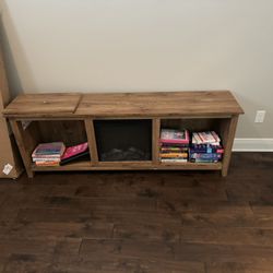 TV Stand - With Electric Fire Place 