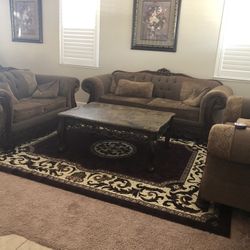 Sofa With Two Love Seats