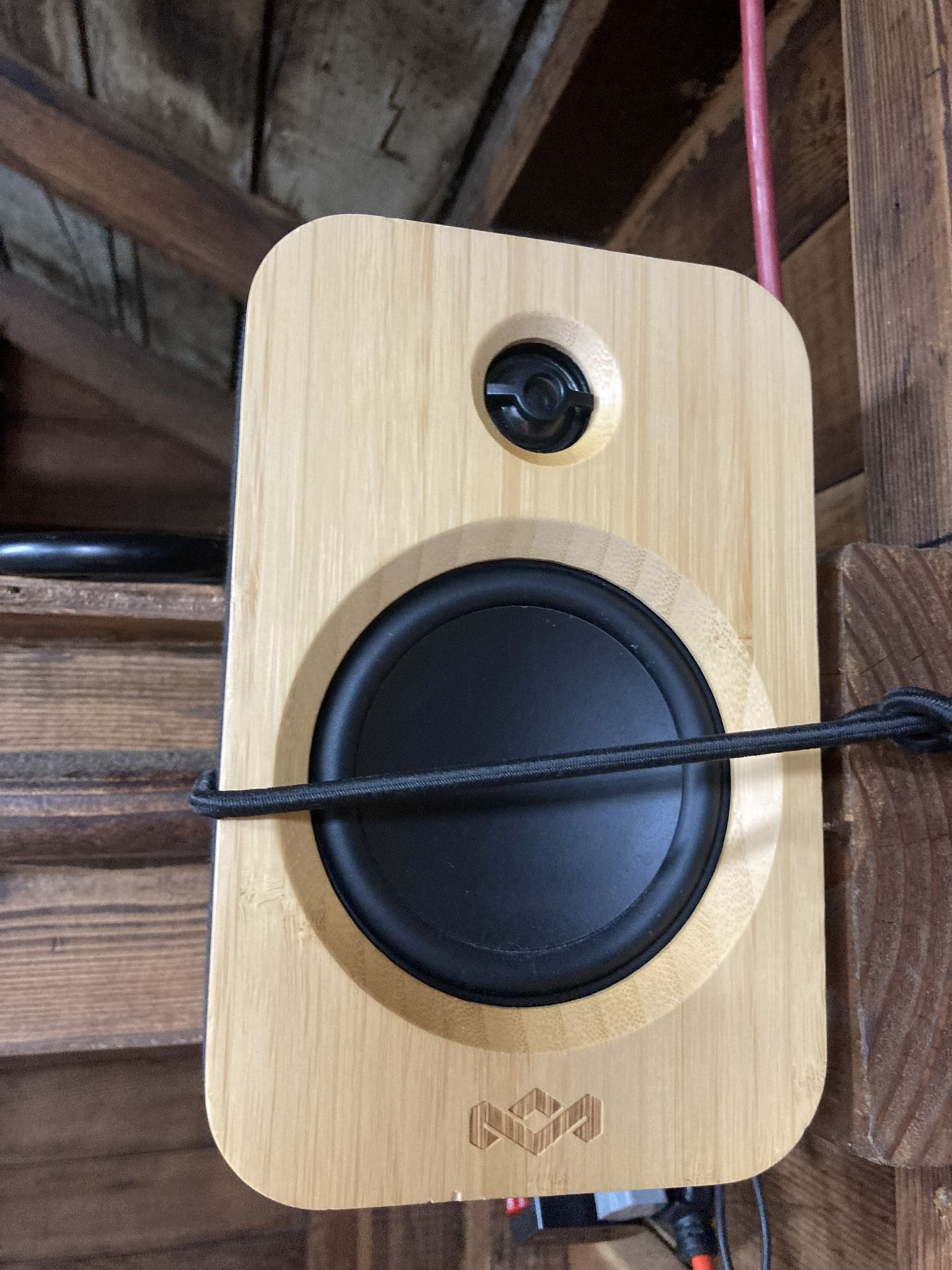 House of Marley Get Together Duo – Wireless Bluetooth Bookshelf Speakers – Rechargeable & Sustainable
