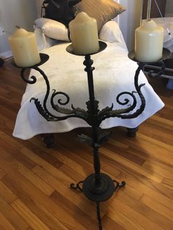 Very Ornate Vintage Candelabra - Candle Holder