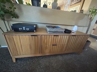 Mid-Century Modern Wood Credenza / Media Console
