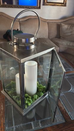Stainless metal Lantern