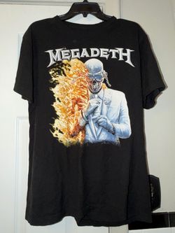 Megadeth Album 2025 Graphic Band T Shirt Men’s Size Large Used Pre Owned Tee