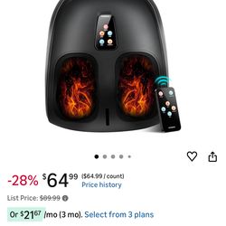 DOMNIU Shiatsu Foot Massager Machine with Heat