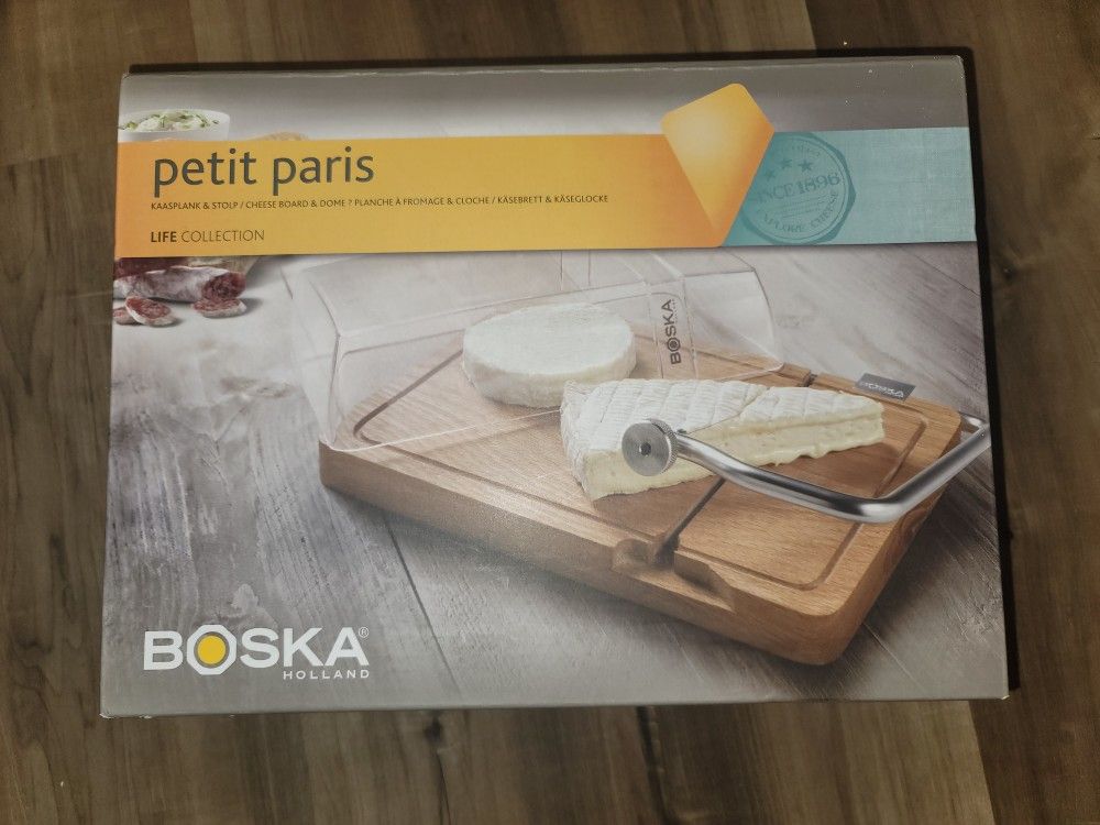 Boska Holland Petit Paris Cheese Board w/Cutters & Dome William Sonoma