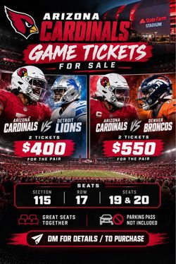 Arizona Cardinals NFL Tickets