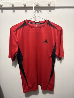 Red Adidas sportswear shirt size Small 