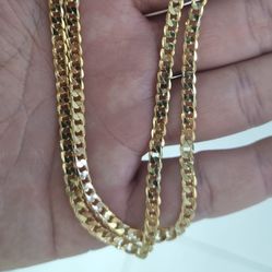 18k gold plated chains