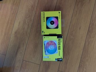 1x Corsair AF 120 RGB Elite + 1x RX120 RGB Icue Link