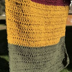 Handmade Crochet Lap Blanket 