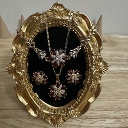 Luxurious 14k Gold Tone 4‑Piece Jewelry Set ✨ Perfect for Valentine’s