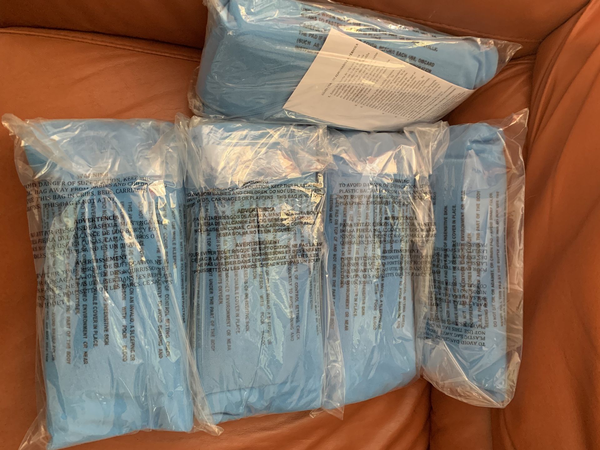 5 Thera-pad Heating Pads