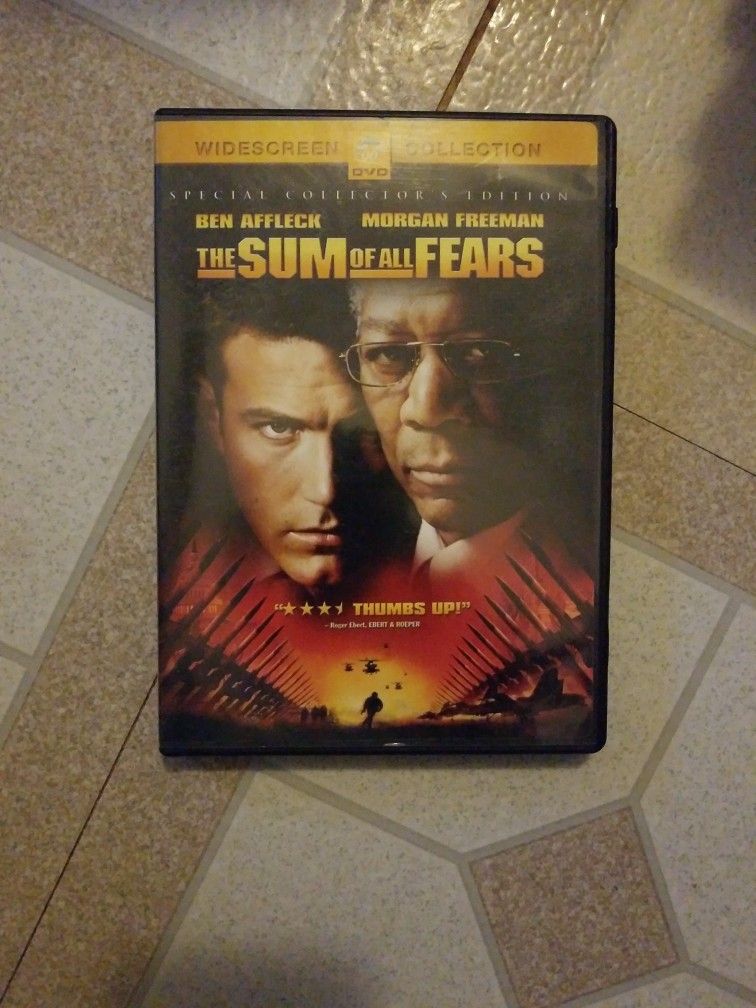 The Sum Of All Fears Dvd
