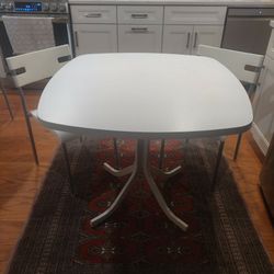 Kitchen table with four chairs 