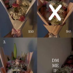Flat Flower Bouquet 