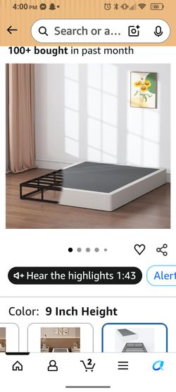 King size metal box spring