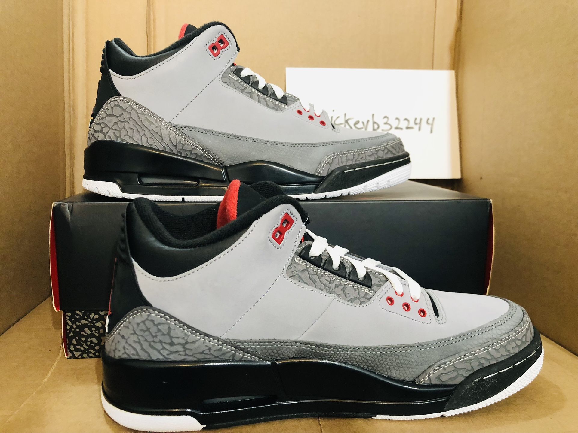 Jordan 3 best sale retro stealth