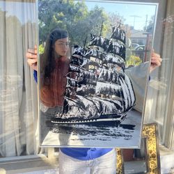 Vintage Mid Century modern Mirror 