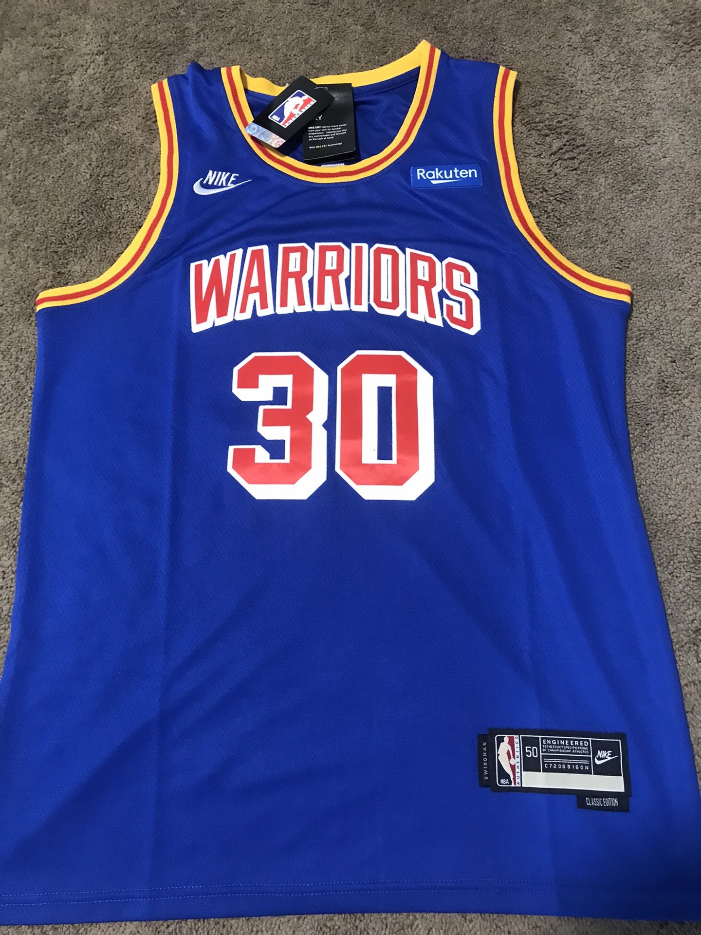 Steph Curry New Retro Jersey Stitched