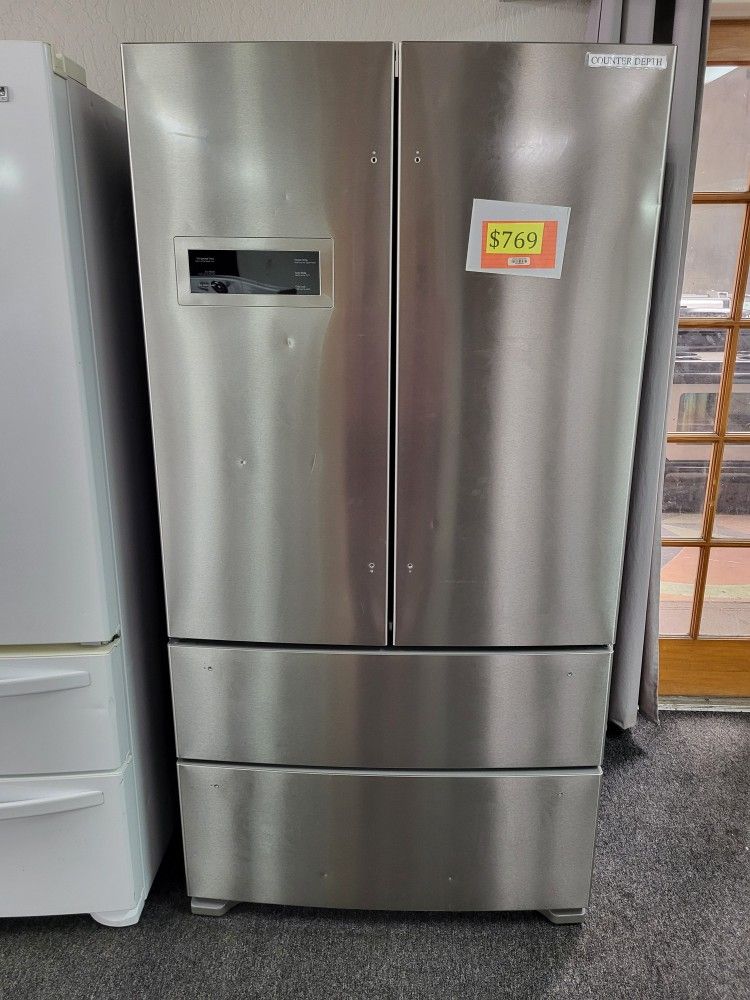 🧨4th Of July Sale! Nice Bosch 4-Door French Door Refrigerator-Warranty Included