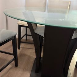 Glass Table Set 
