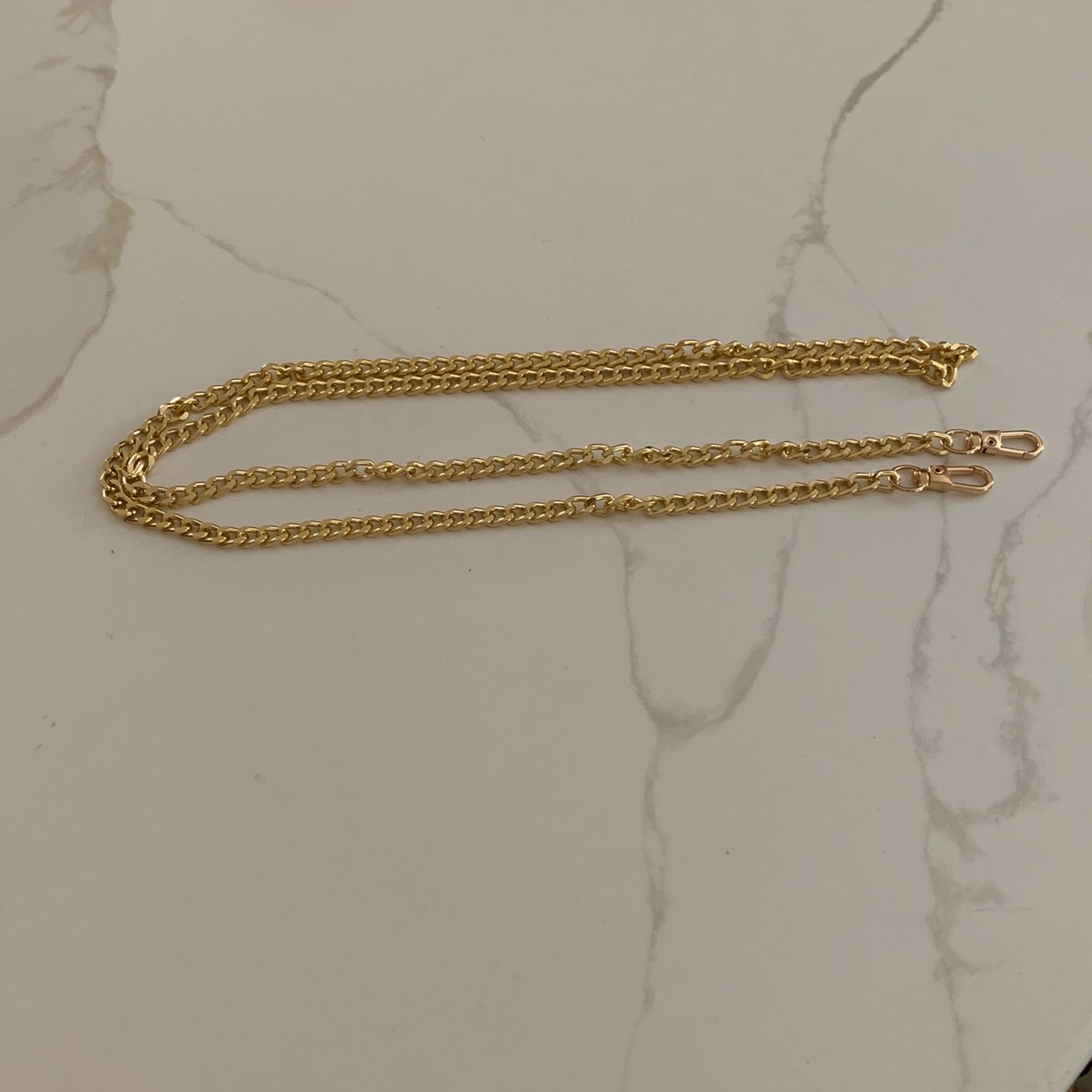 Cross Body Chain Gold Plate
