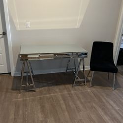 Mirrored Desk/vanity