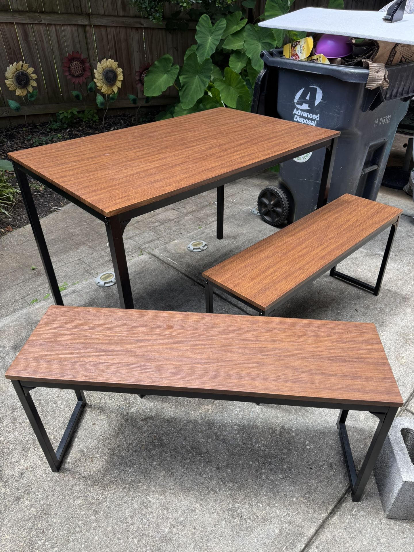 Table With Benches