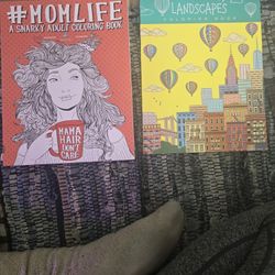 Adult Coloring Book & Gel Pens NEW