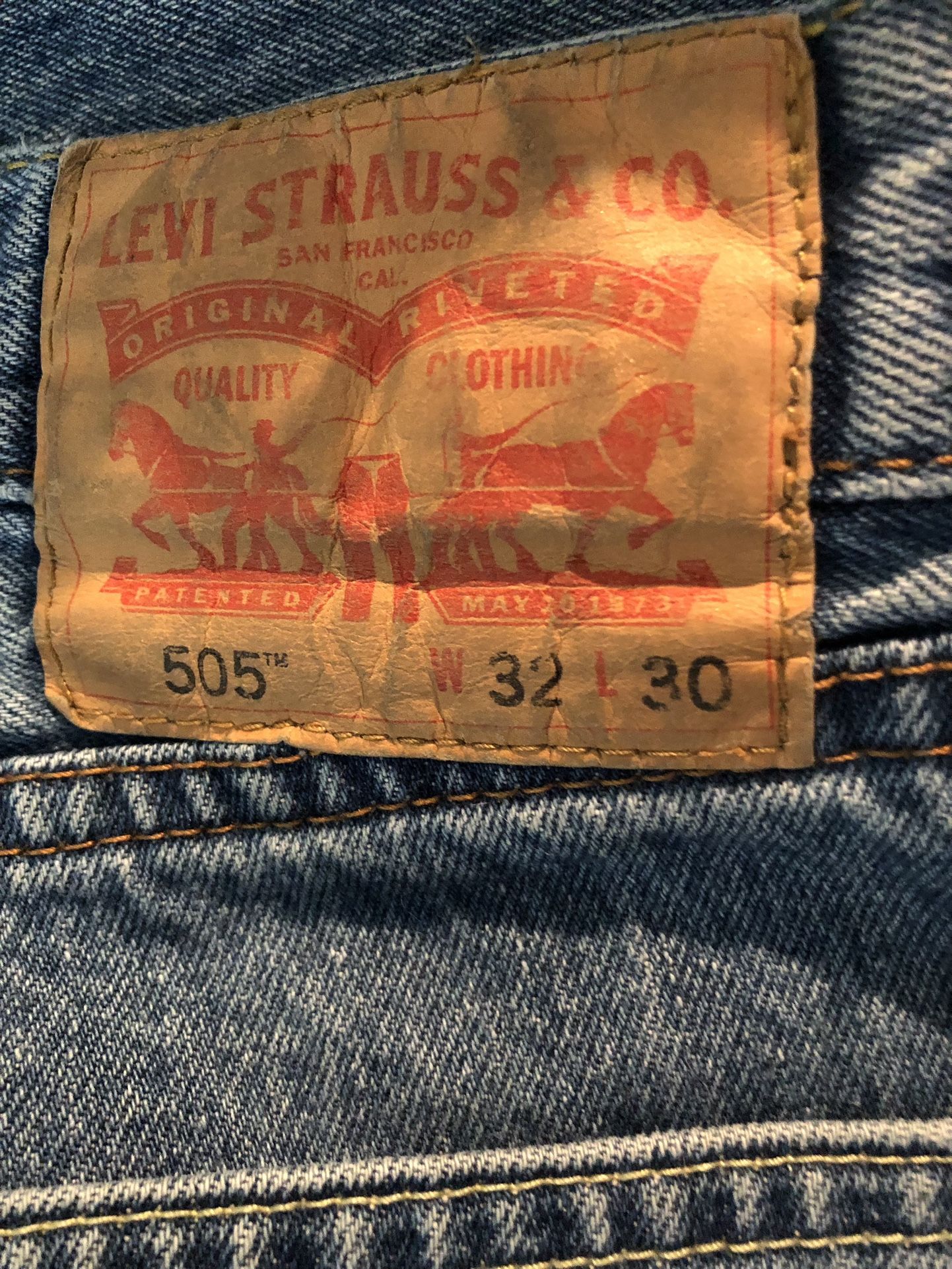 Levi Strauss Mens Jeans—Size—Waist32 And Length 30