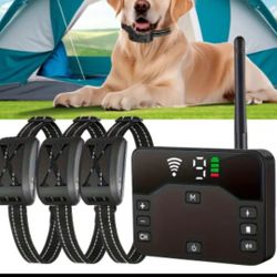 Wireless Dog Fence for Up to 3 Dogs