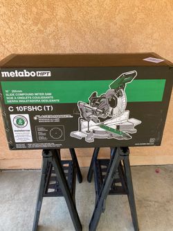 Metabo HPT 10 inch compound slide  miter saw