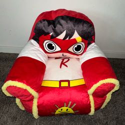 Ryan’s world kids plush bean bag sofa