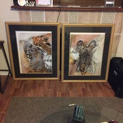 Lion And Zebra Wall Pictures