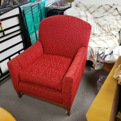 Armchair Red Modern 