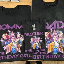 Custom huntrix birthday t shirts