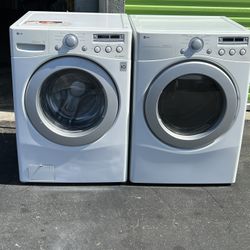 LG Used Washer And Dryer Set Gas
